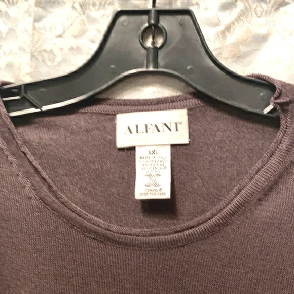 MEN ALFANI ITALIAN-MADE MERINO WOOL BL SWEATER SZ XXL